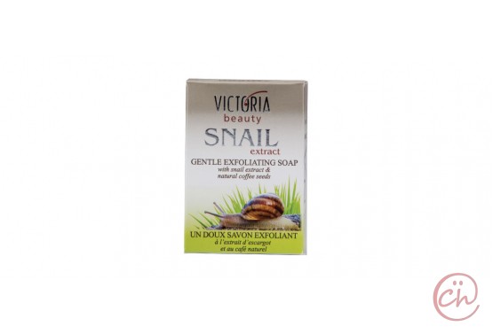 Ексфолиращ сапун с екстракт от охлюви Snail Extract - Victoria Beauty
